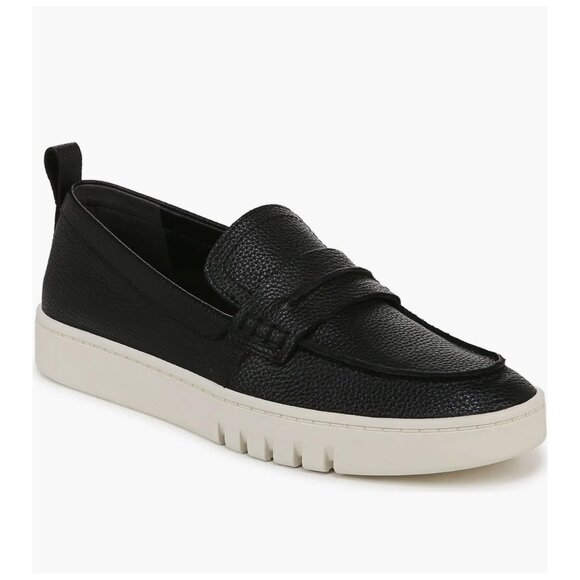 Vionic Chantel Penny Loafer Slip-On Sneaker in Black Size 9 - Picture 1 of 16